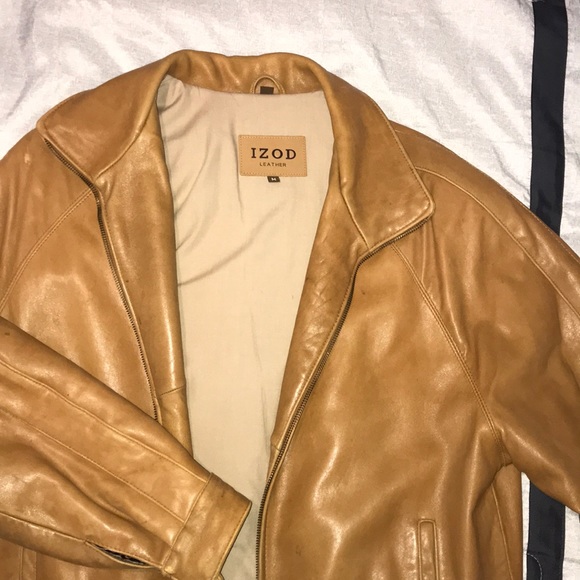 izod leather jacket